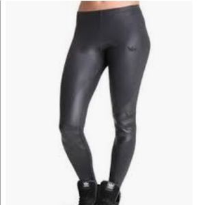 adidas leather trousers